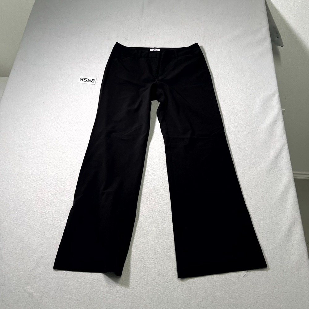 New York Company Pants Womens 8 Black‎ Stretch Slash Pockets Wide Leg Outdoor